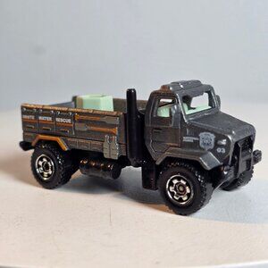Matchbox Rapids Rescue Gray Die-Cast Truck Toy By Mattel 2013 Thailand White Wat